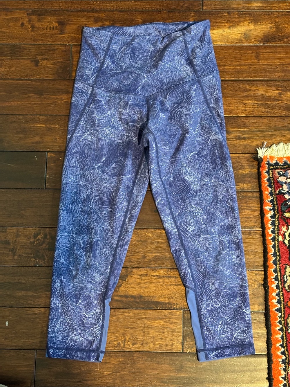 Zella Purple-Blue Marled Leggings